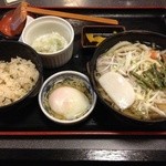 更科前田屋 - ふる里うどんセット(930円)