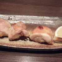 銀座方舟 大吟醸いろり店 - 能登鶏天然塩炙り
