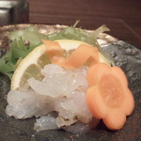 銀座方舟 大吟醸いろり店 - 白海老昆布〆