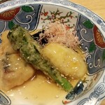 旬菜 鮮魚 いちえ - サワラお野菜揚げの八方あん(美味しい)