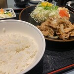 焼肉わかば - しょうが焼定食おかず大盛り②