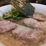 ラーメン愉悦処 似星 - 肉背脂そば￥1,250