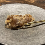 温石 - 17.焦がし胡桃餅　抹茶と共に