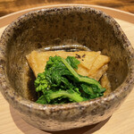 温石 - ２.唐墨入りの餅巾餅　おでん仕立て