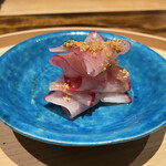 温石 - 10.お口直し　赤蕪の胡麻粒がけ