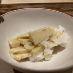 温石 - 12.〆ご飯　筍ご飯