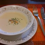 Kicchin asakura - ハンバーグステーキ定食（スープ）