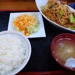 Minatomachi Shokudou - スタミナ焼きそばセット