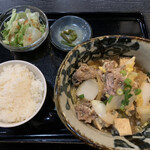 中国四川麺飯店 一燈 - 麺定食(牛すきらーめん)❗️