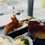 Kyoutanabe Suishun Tei - 海老フライ&牡蠣フライ