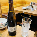 Nam Puu - 瓶ビールはアサヒスーパードライの中瓶