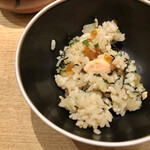 天ぷら成 - お出汁をかけていただいたのも美味しかった