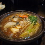 とんかつ割烹こしば - かき鍋 \850