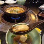 とんかつ割烹こしば - 味噌仕立てのプリプリ牡蠣