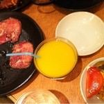 焼肉問屋 牛蔵 - オレンジジュース ￥１０５