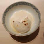 くるますし - トラフグの白子カブと昆布茶碗蒸し