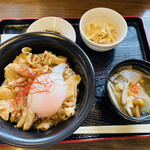 道の駅 みつまた - もつ煮丼定食