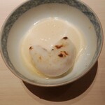くるますし - トラフグの白子カブと昆布茶碗蒸し