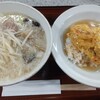 Chuuka genkotsu - 半塩ラーメン＋半天津丼