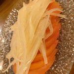 酒と旨いもの なまけもの - ガリと冷やしトマト