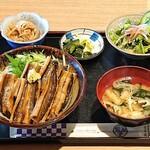 江の本 - 江の本 ＠西葛西 ランチ 煮穴子丼 税込1,000円 ご飯少な目でお願い