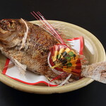 Celebration/natural grilled sea bream