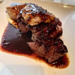 Ore No Furenchi Yokohama - 牛フィレ肉、鴨胸肉、ポークハンバーグフォアグラのロッシーニDREAM