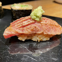 築地青空三代目 大名古屋ビルヂング店 - 大トロ炙り