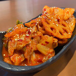 Various types of kimchi
