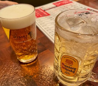 Gyuutsune - 生ビールとハイボール