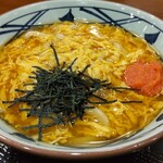 丸亀製麺 - 明太あんかけうどん