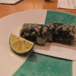 日本料理 たかむら - たちは磯辺揚げで。