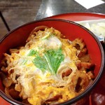 Kanaya - ランチ　本日のおすすめ　穴子の玉子とじどんな　アップ