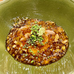 日本料理 たかむら - 秋田産の鱈の白子に甘酢餡を掛けてあります　これは酸味も甘味もあってはっきりした旨さが味わえます