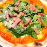 Pancetta e Spinachi Pizza