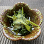 食彩厨房 甚兵衛 - たこと山葵菜