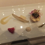 アルカナイズ - 毛ガニと雲丹を使った冷たい前菜