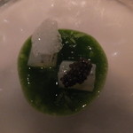 アルカナイズ - サヨリと自家製キャビアとクレソンのスープ