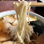 銀座食堂 - 麺は多加水麺だね！