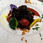 創作イタリアン Gemelli - 写真は難しいなぁ( ´△｀)お肉が真っ黒……