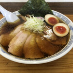 白河中華そば 葵 - チャーシューメン(たまごTP)