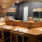 Sushi Akazu Aramasa - カウンター