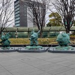 La Brianza - お店に向かう途中で見かけたヒルズの展示。