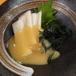 Taishuu Sakaba Tenkuni - 天国　ウドの酢味噌和え