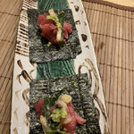 味乃しゅうか - 赤身のあん肝和え