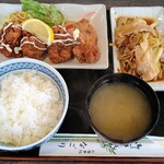 なごり - なごり定食。料理が2品ついて値段は驚きの600円。