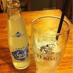 はんなり祇園 - 2013.1.9　本酎ハイ（ドライ）能勢レモンサワー付６００円