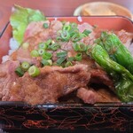 河童 - ステーキアップ！ししとうも絶妙に相性よかった