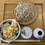 まん作 - じゃがいもとえびのかき揚げせいろ♬
      1300円