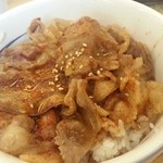Matsuya - 焼牛丼（350円）味噌汁つき♪
